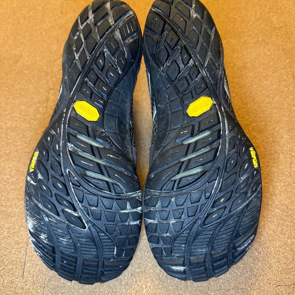 Merrell Pace Glove Black Barefoot Running Shoes Womens 6 Vibram Minimalist - Picture 9 of 11